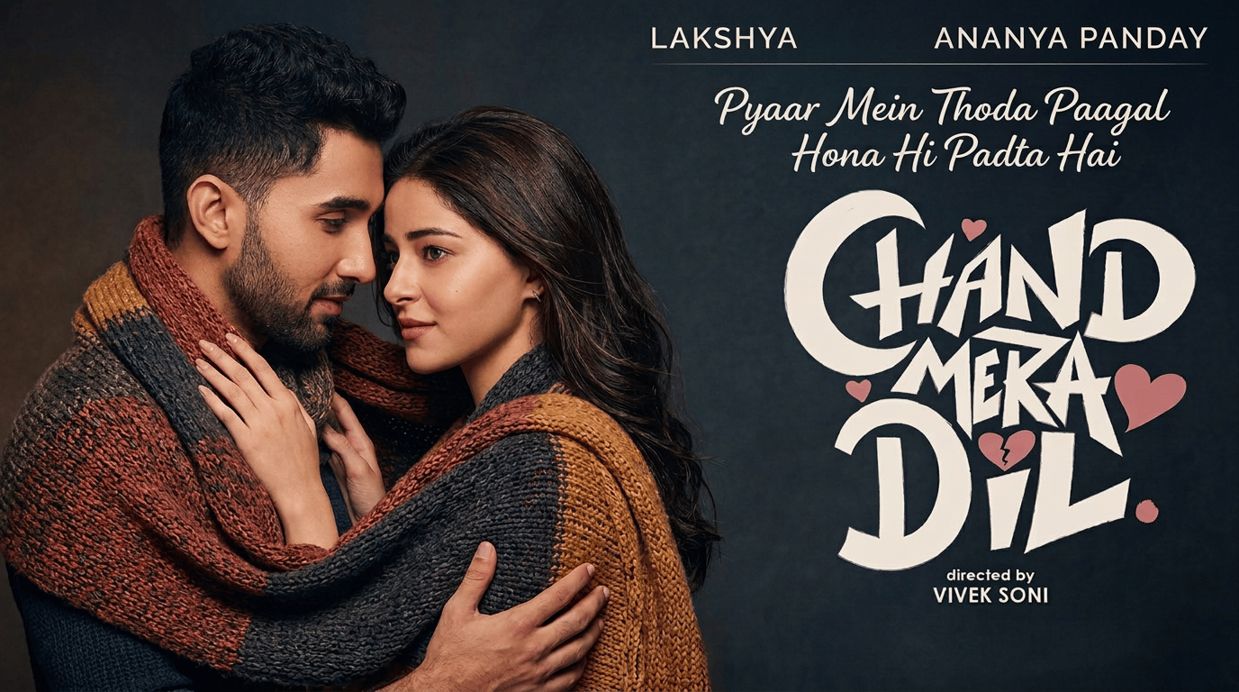 Ananya Panday and Lakshya as Chandni and Aarav in Chand Mera Dil